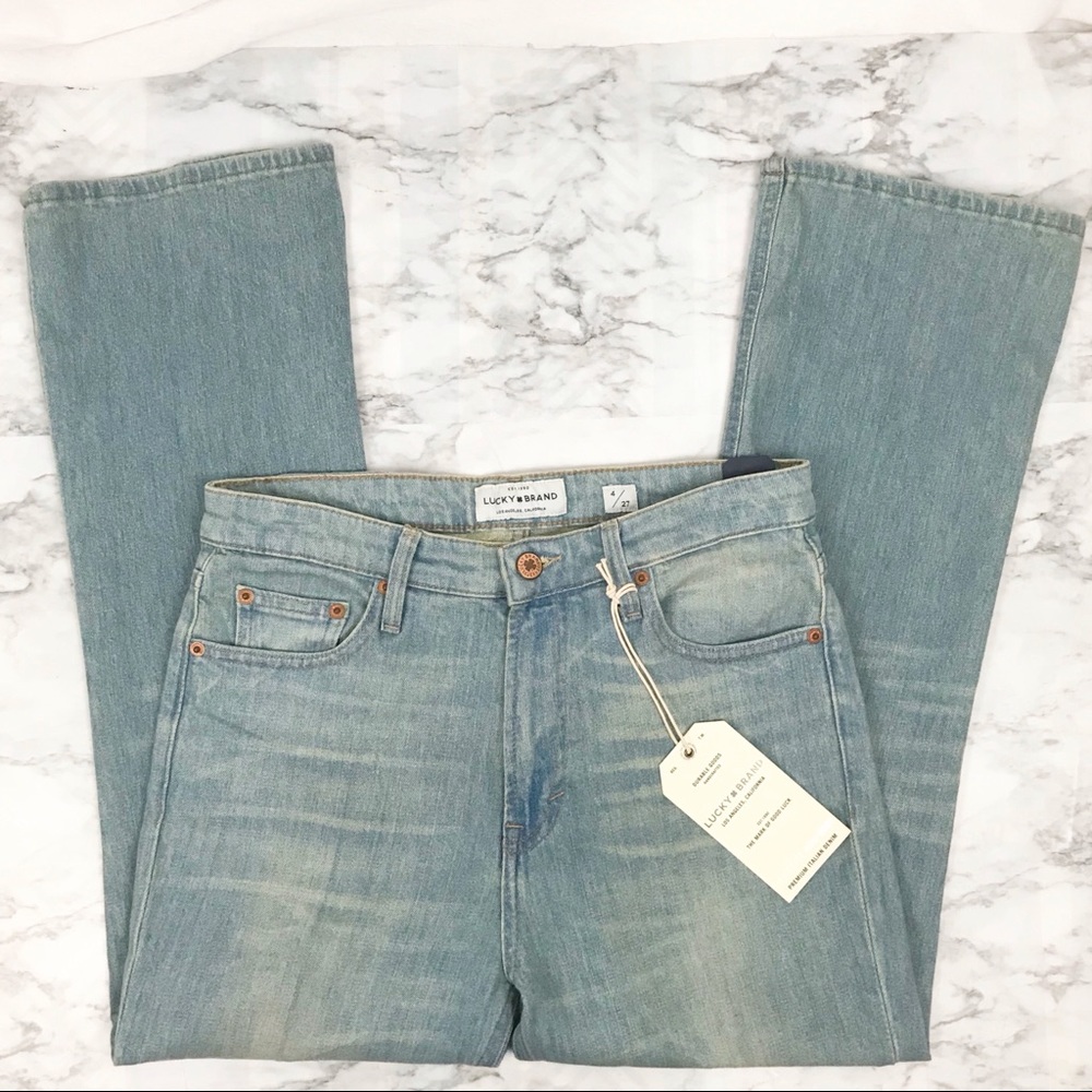 LUCKY BRAND Bridgette Mini Boot NWT•4•27” Inseam - Picture 2 of 7